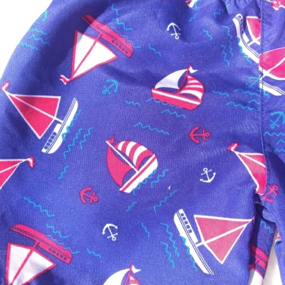 Sailboat swim shorts size 18 months - Picture 2 of 4